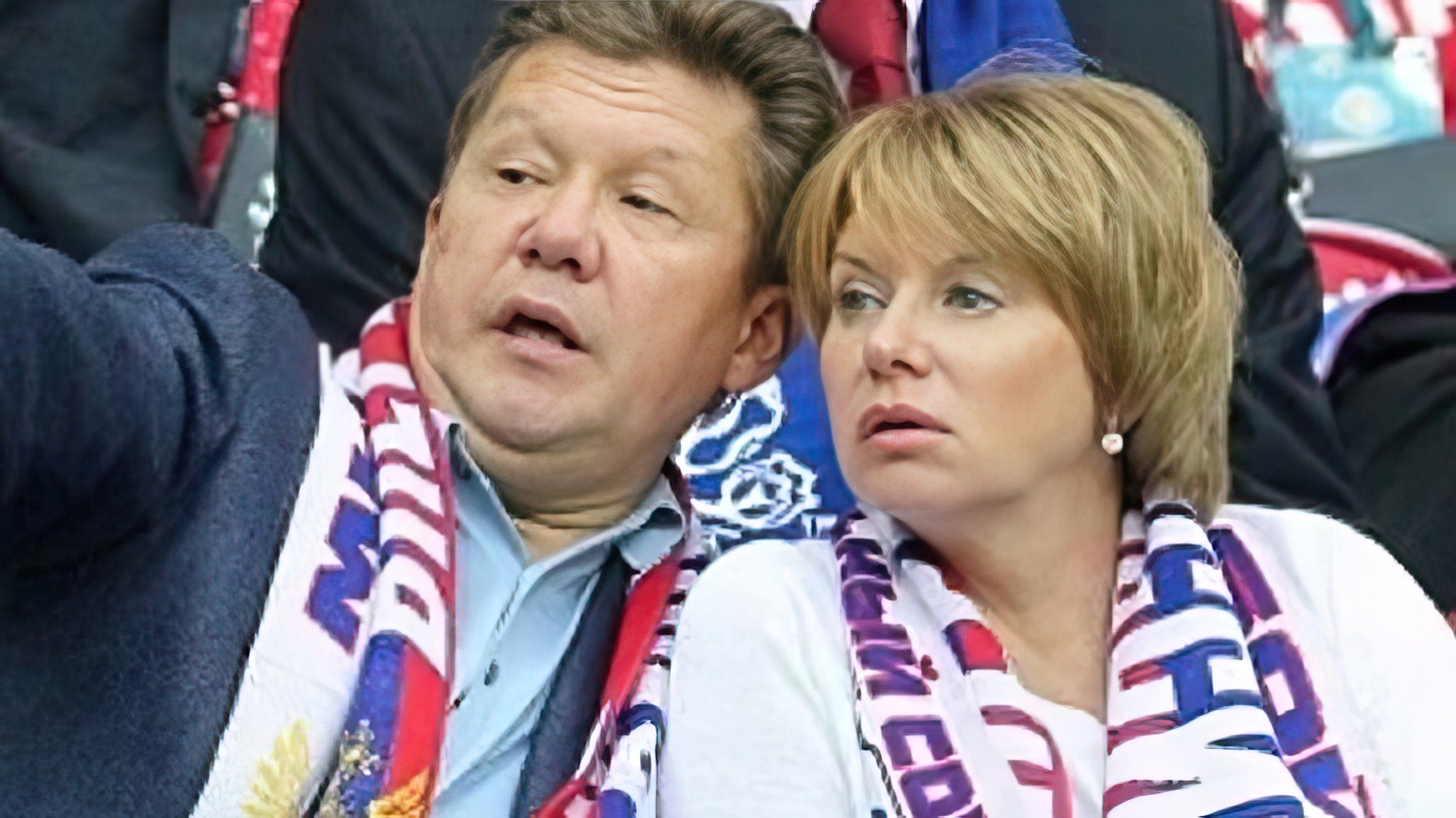 Алексей Миллер с женой