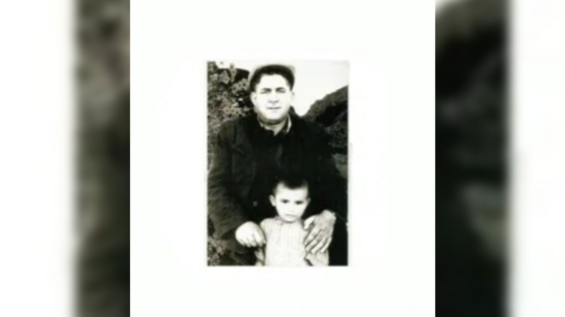 Фархад Ахмедов в детстве и его отец